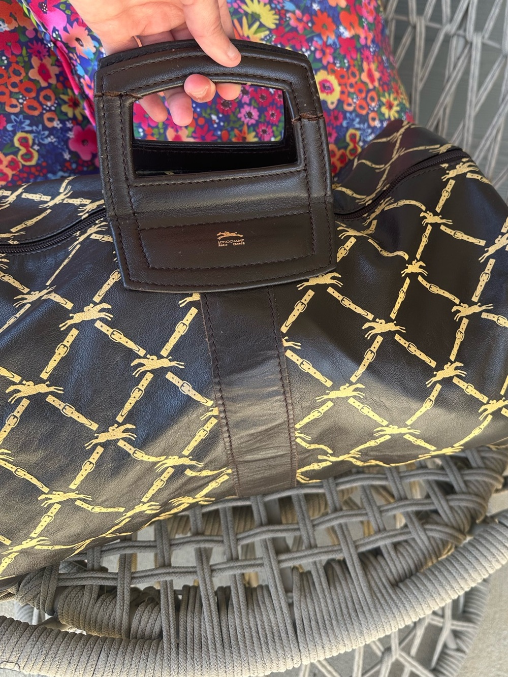 Vintage Longchamp Weekender Bag
